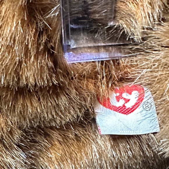 Vintage TY Classics PAWS the HUGE 30" Lay Flat Brown Bear Plush Teddy Bear 1996 - Picture 3 of 16